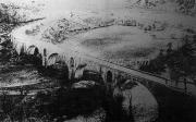 Η γέφυρα στου Αγιούς φωτογραφημένη το 1917 από το Γαλλικό εκστρατευτικό σώμα